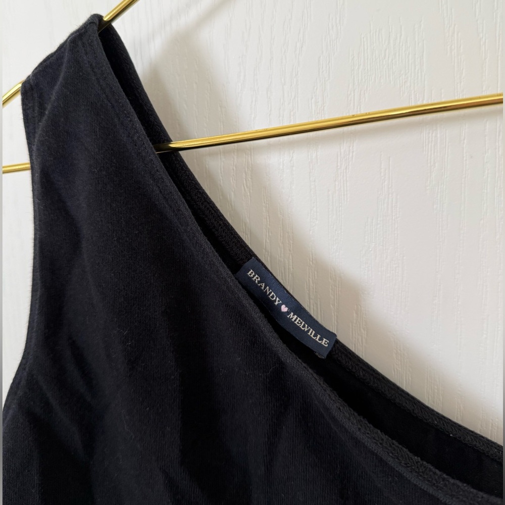 Brandy Melville Black One-Strap Top